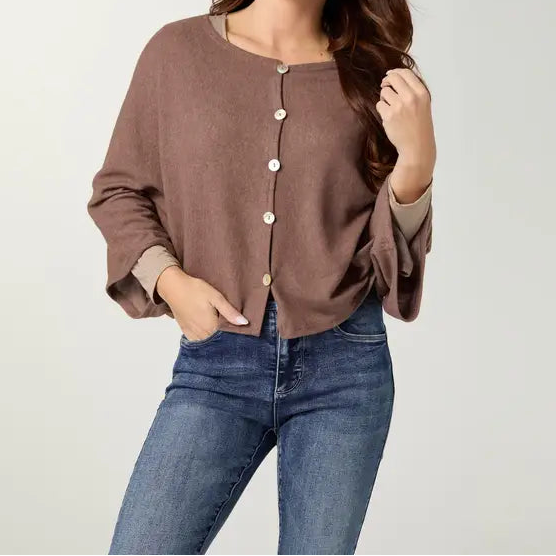 Brown Lightweight Wrap / One Size