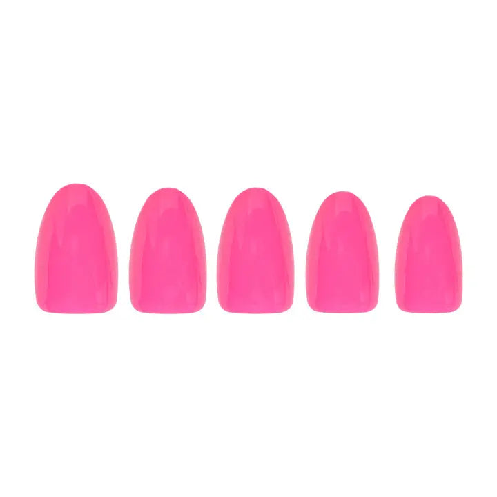 Hot Pink Press-On Nails