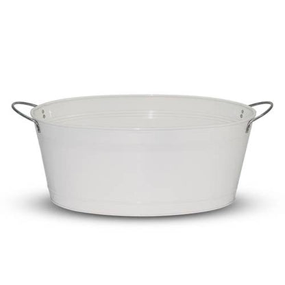 Galvanized White Tub