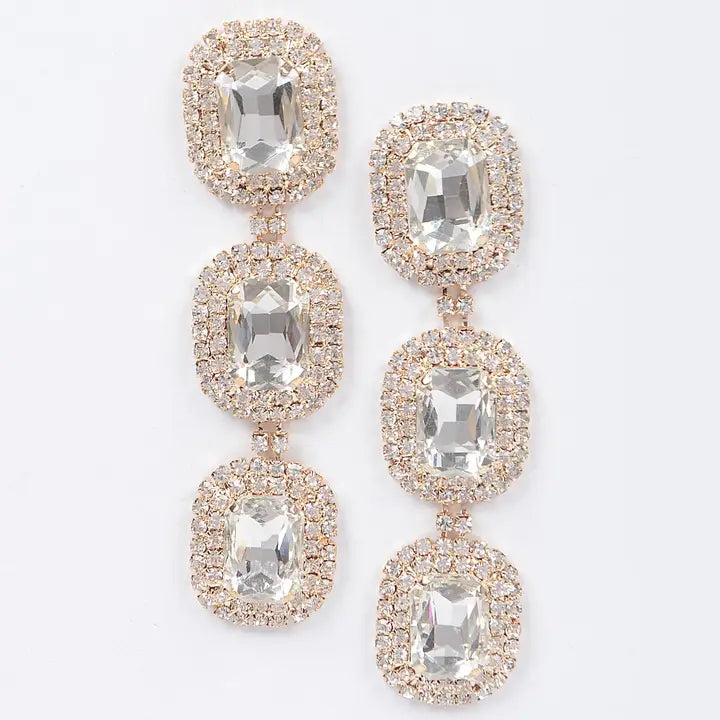 Rhinestone Dangle Earrings