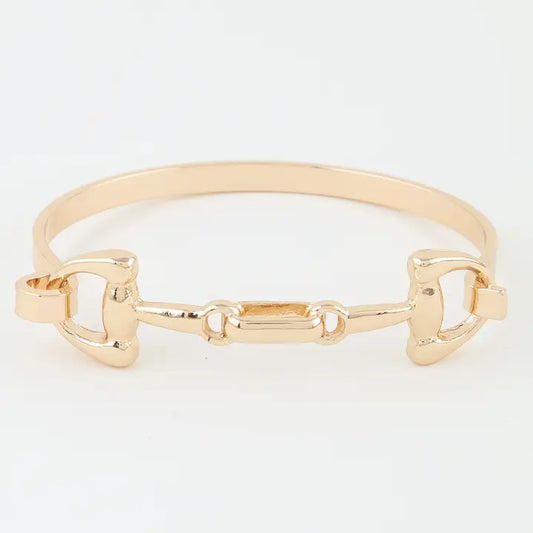 Gold Horseshoe Bracelet
