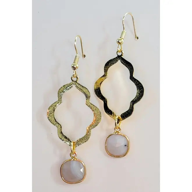 Gold Marquise w/Pearl