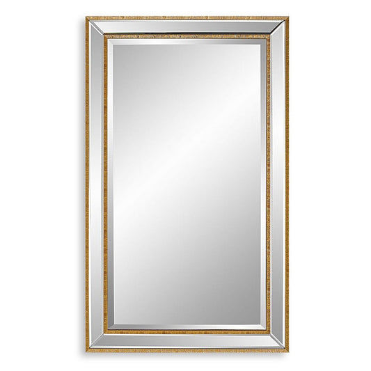 Gold Double Frame Wall Mirror