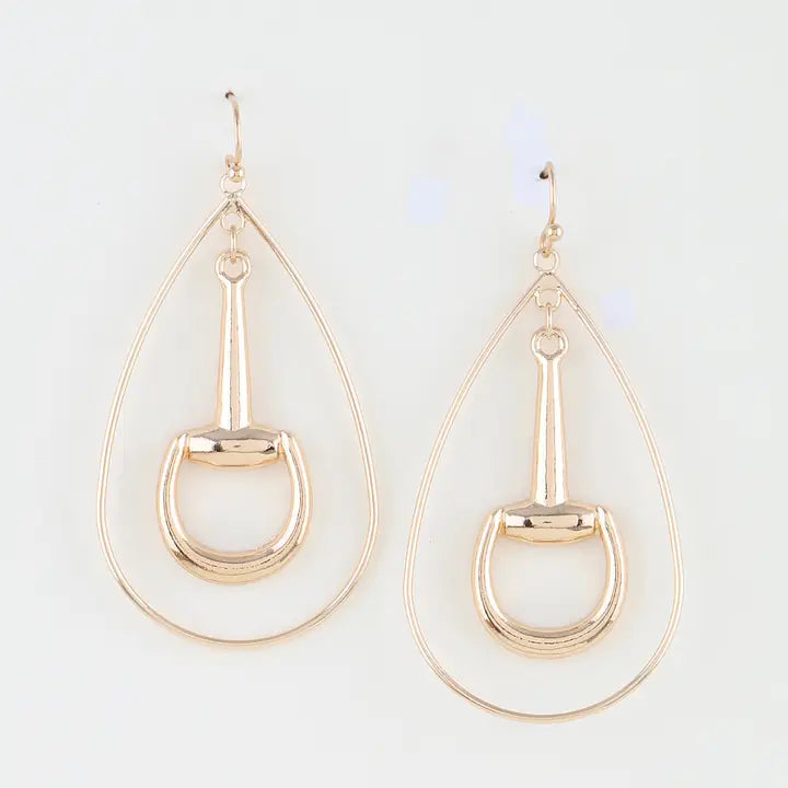 Toggle Teardrop Earrings