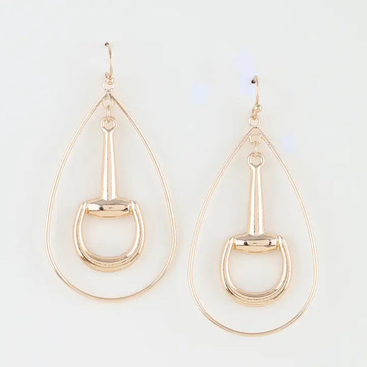 Toggle Teardrop Earrings