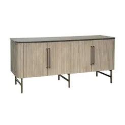 Gray Tone 4 Door Sideboard