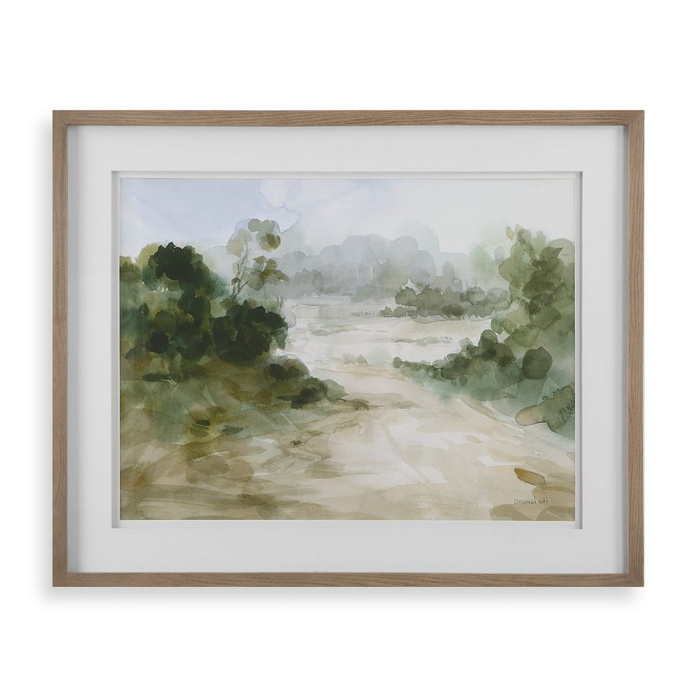 Green Landscape Art 41"x33"