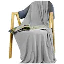 Plush Knitted Throw Blanket 60"x80"