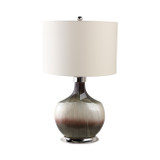 32" Glass Table Lamp