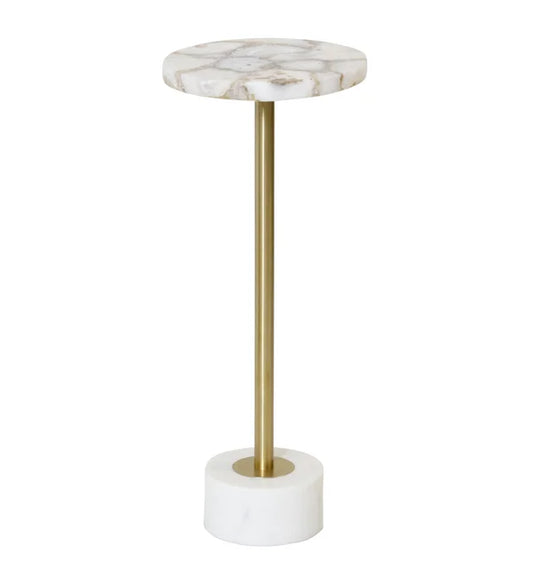 Natural Agate Accent Table