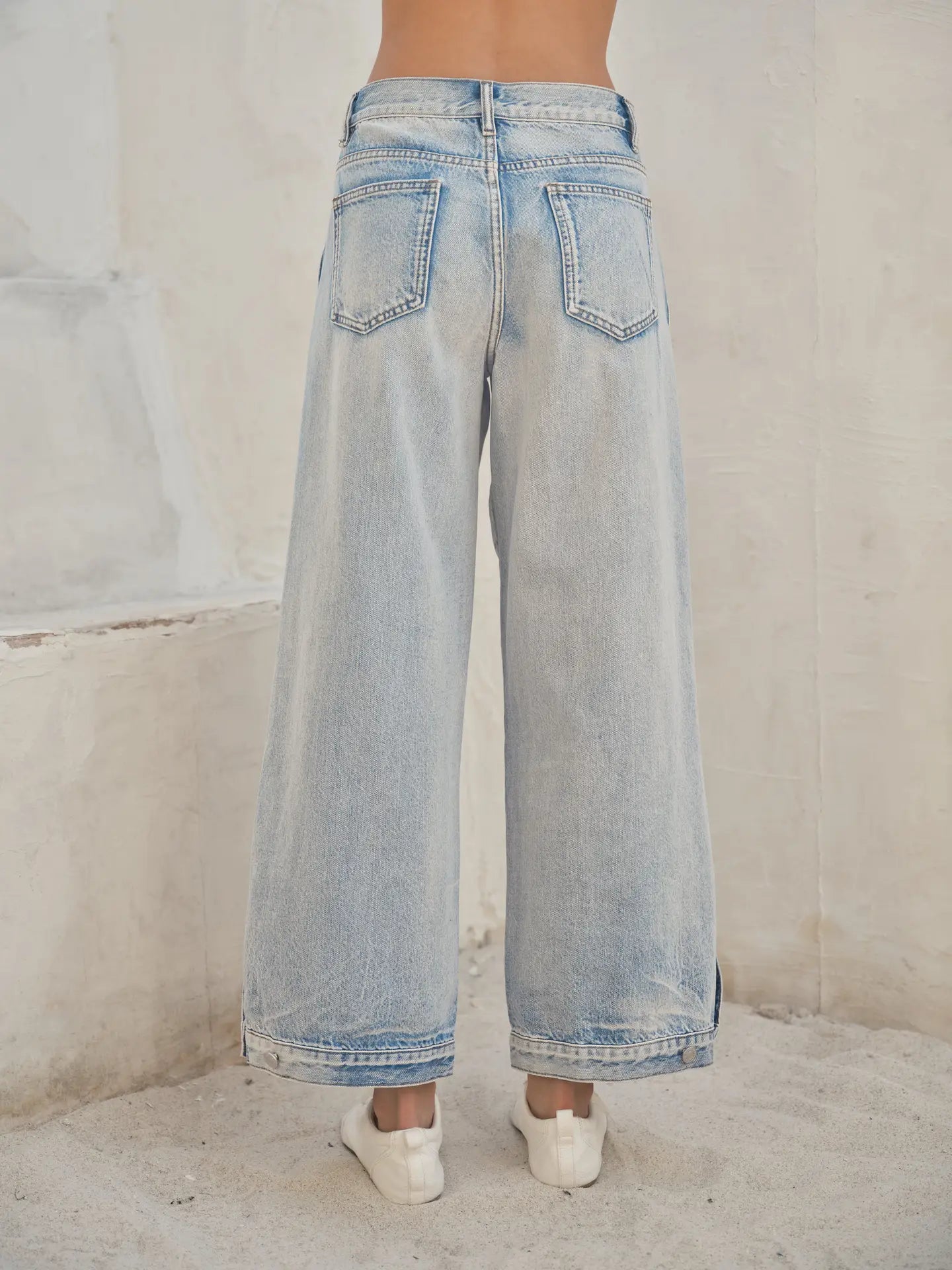 Vintage Light Washed Denim Jeans