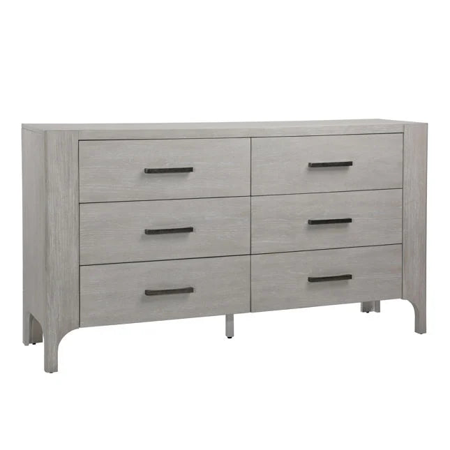 Light Grey 6 Drawer Dresser