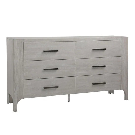 Light Grey 6 Drawer Dresser