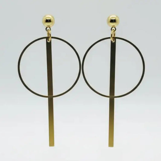 Lightweight Brass Earrings