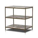 Marble 3 Tier End Table