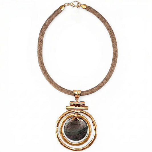 Mother of Pearl Collar Necklace