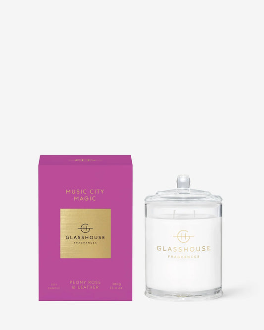 Glasshouse Music City Magic 13.4oz Candle
