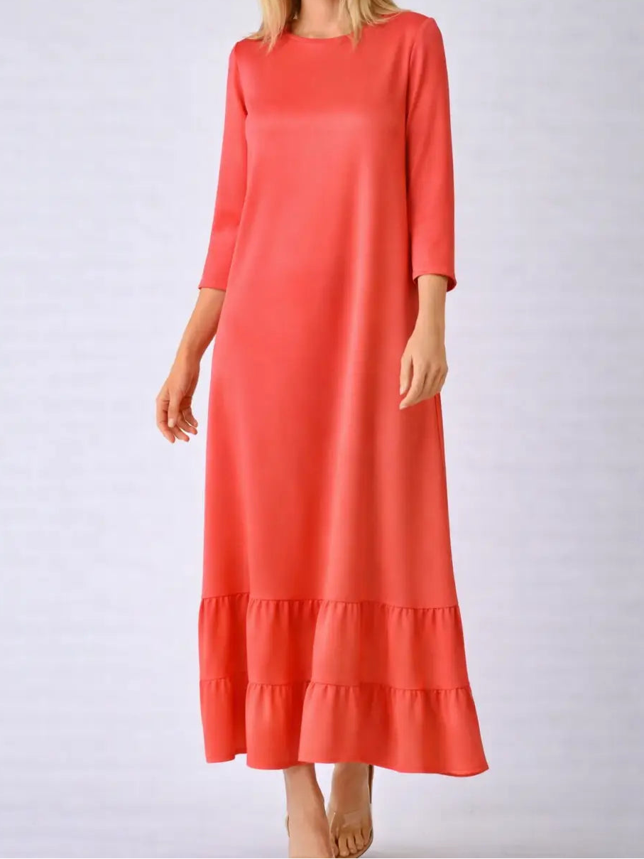 Orange Plus Size Dress/Coverup