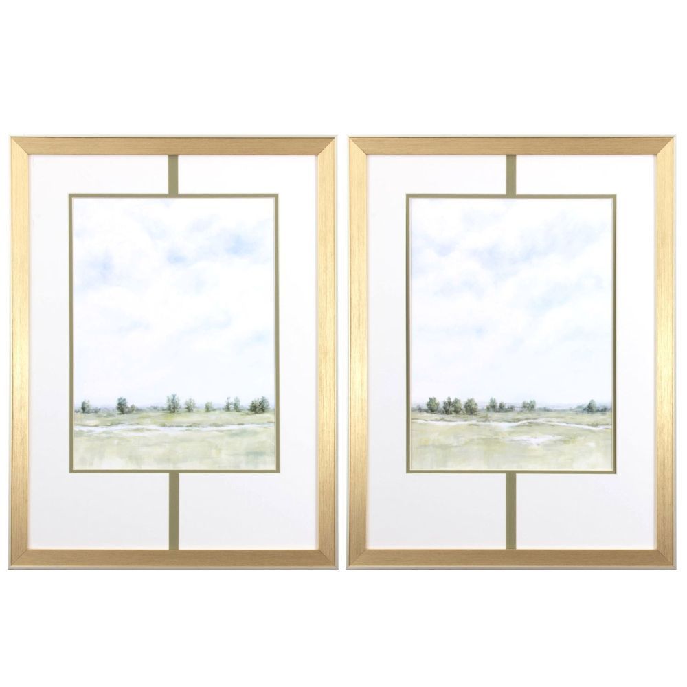 Landscape Art S/2 25"Hx19"W