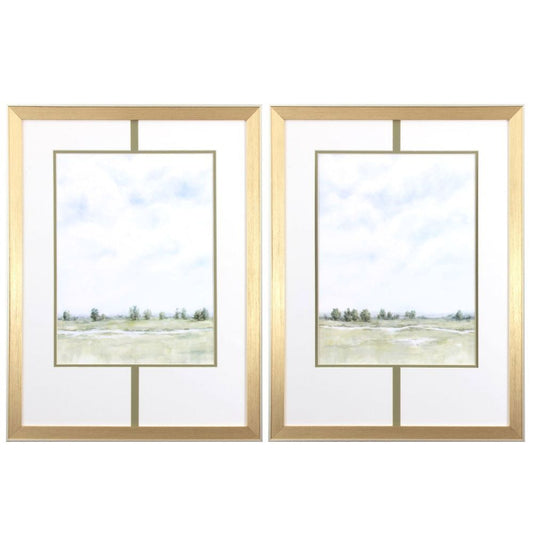 Landscape Art S/2 25"Hx19"W