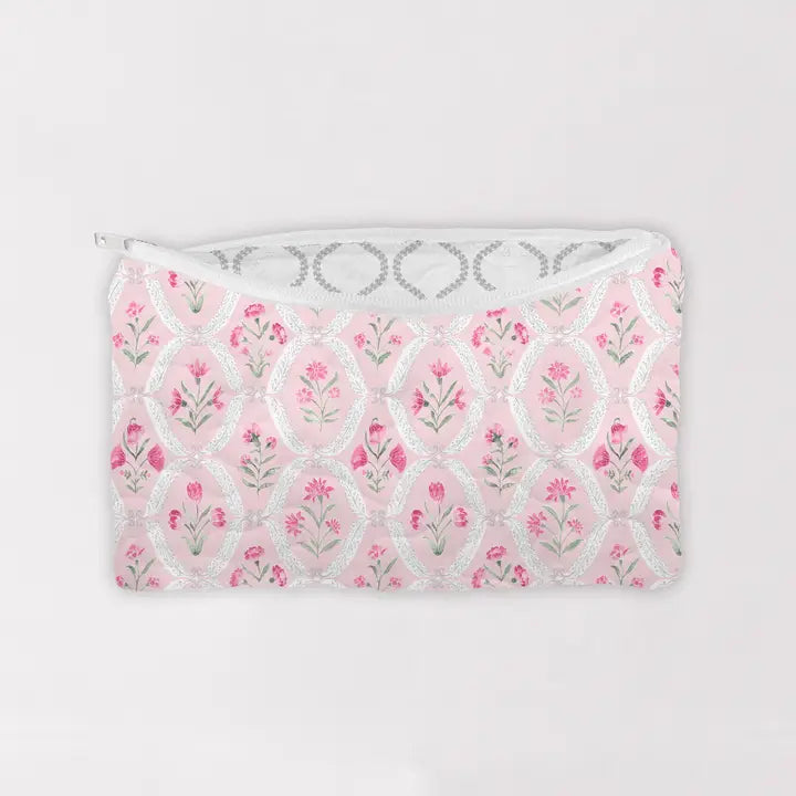 Pink Charlotte Makeup Bag