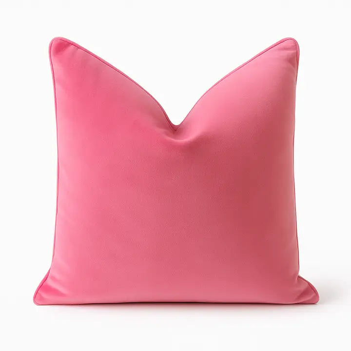 Dusty Rose Veloure Pillow 22"