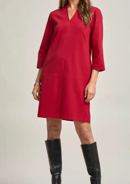 Red A-Line Dress