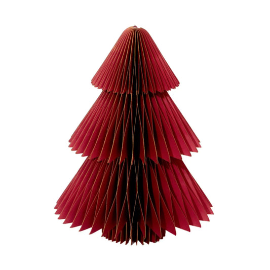 12" Red Foldable Christmas Tree