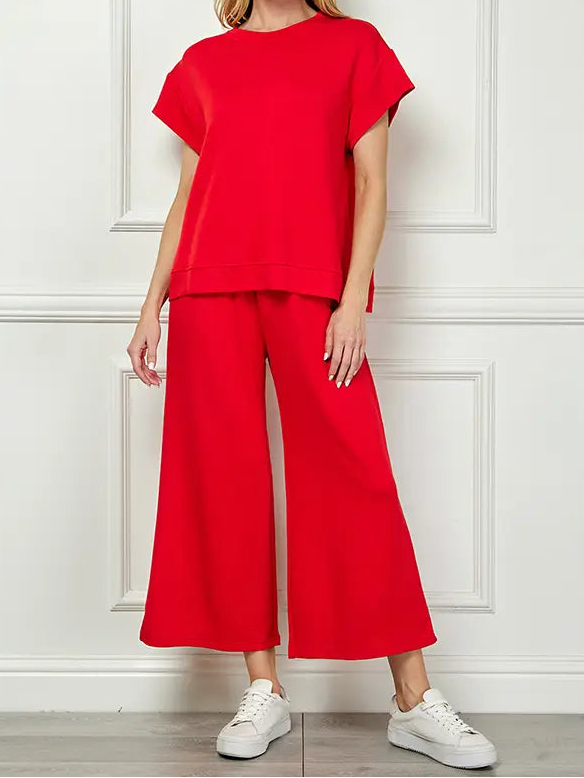 Red Plus Size Set