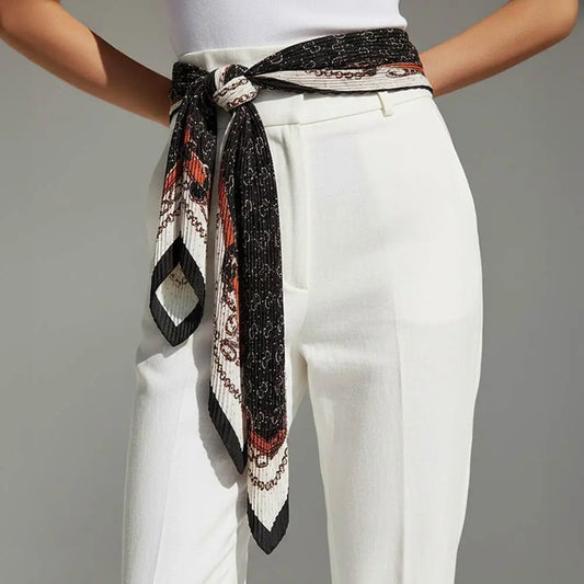 Geometric Rhinestone Scarf