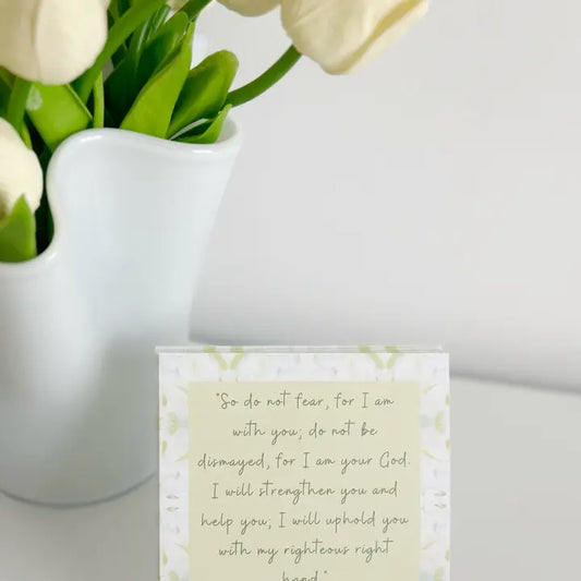 Scripture Cards on Acrylic Stand