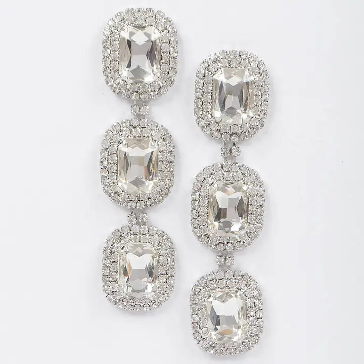 Rhinestone Dangle Earrings