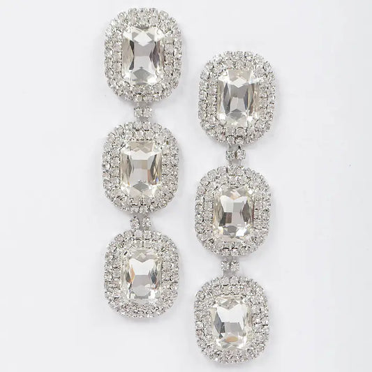 Rhinestone Dangle Earrings