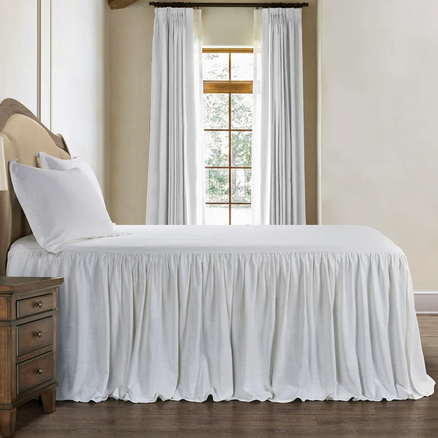 Washed Linen Bedspread Set