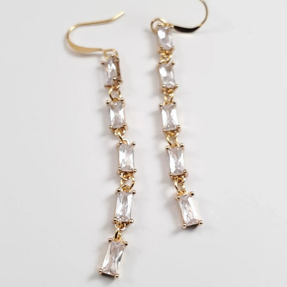 Clear Crystal Earrings