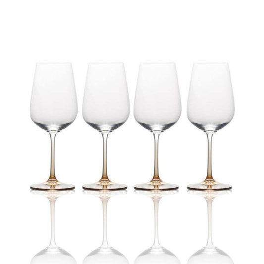Mikasa White Wine Glass 4 pc.-Amber