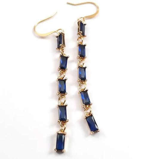 Sapphire Crystal Earring