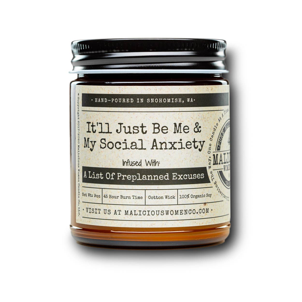It'll Just Be Me & My Social Anxiety Candle