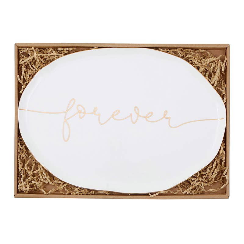 Serving Platter- "Forever"