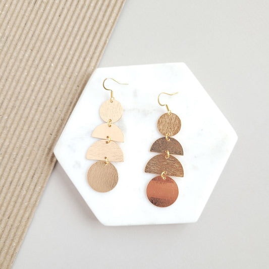 Gold Shape Earrings