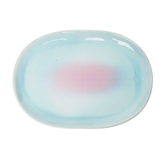 Blue Reactive Glaze Platter