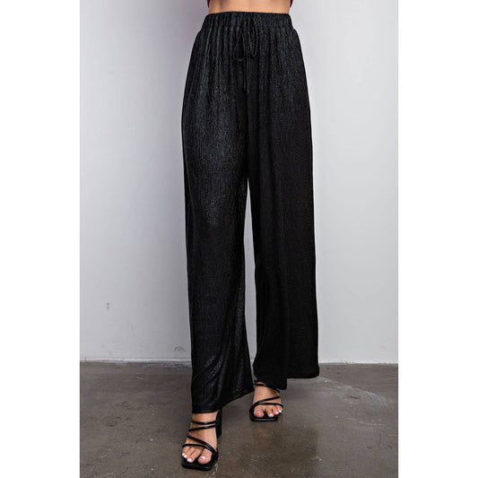 Black Lurex Pant