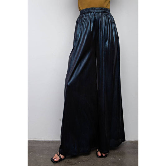 Navy Lurex Pants