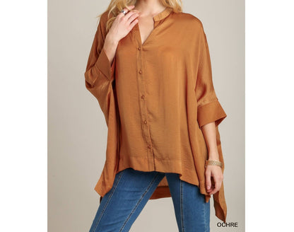 Chesnut Oversized Top