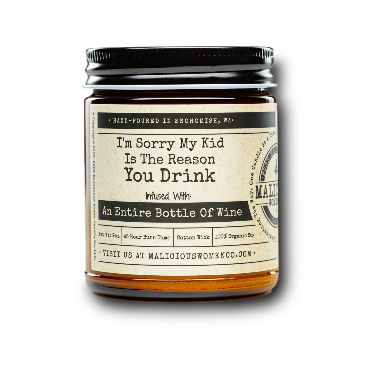 I'm Sorry My Kid Is The Reason You Drink Candle