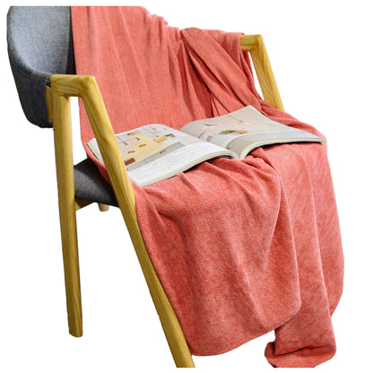 Knitted Microfiber Throw Blanket 60x80