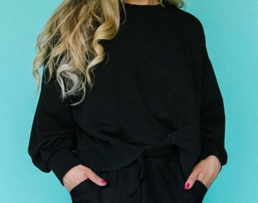 Polly Black Sweatshirt XL