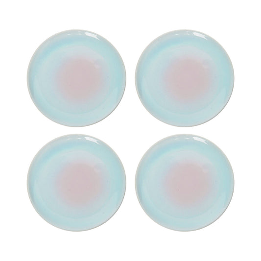 Blue Reactive Glaze Plate