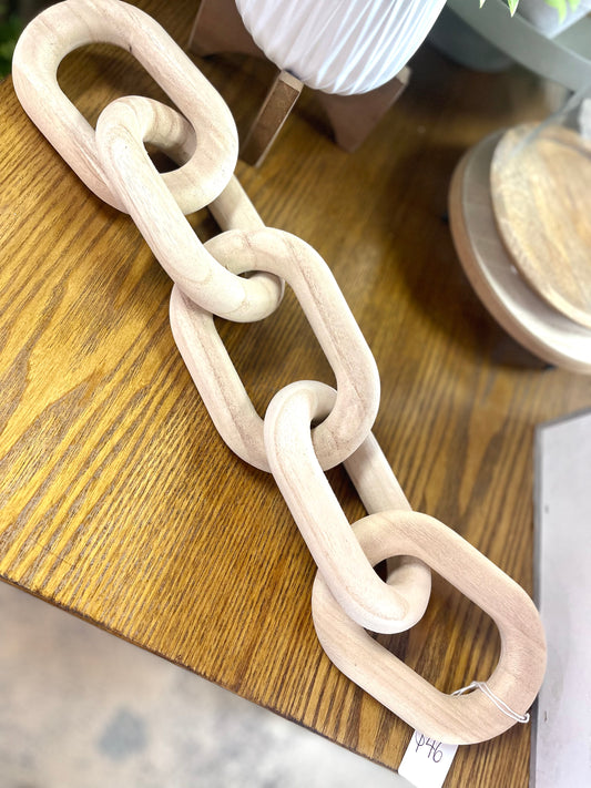 Wooden Chain Link