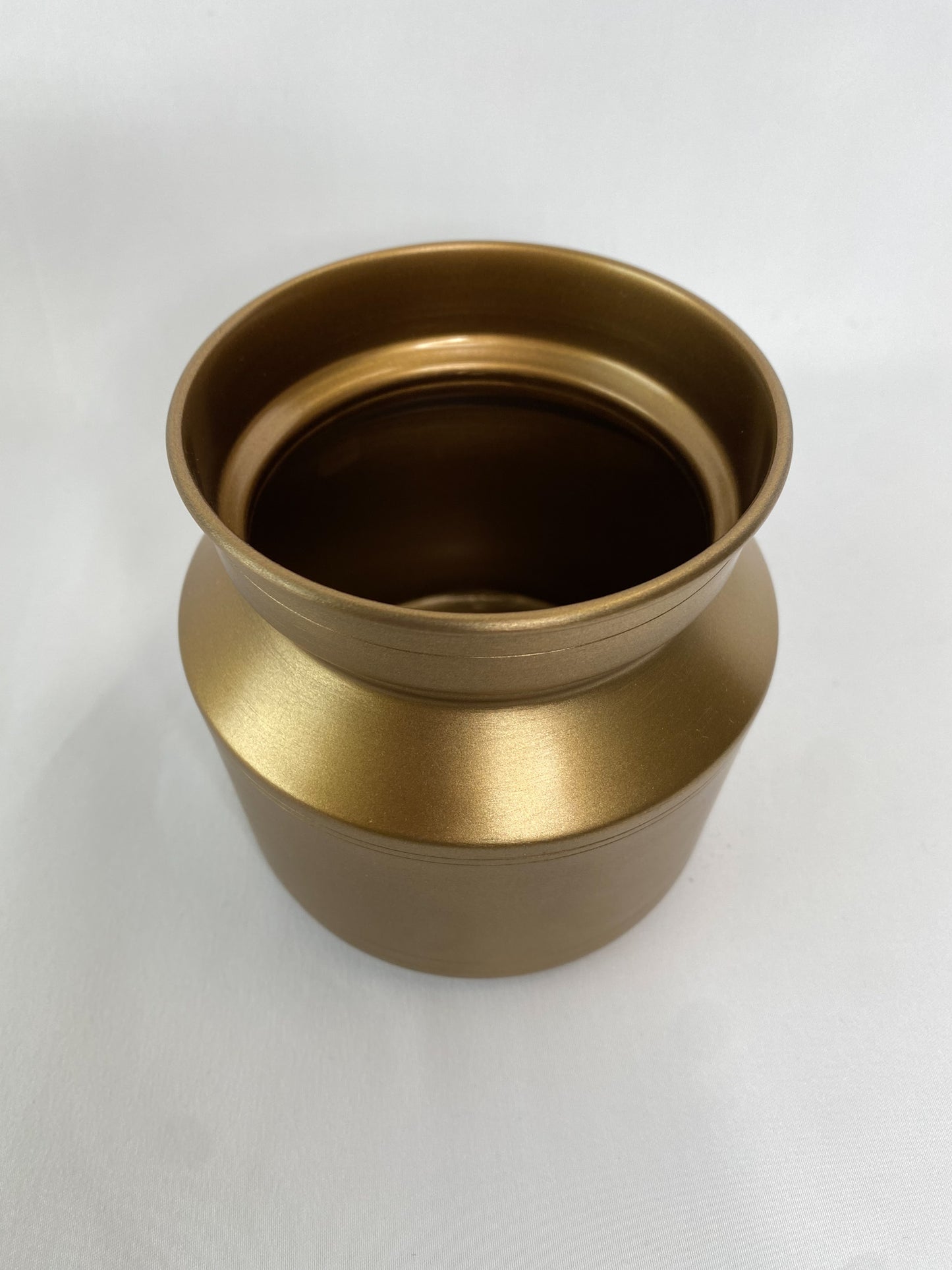 Oblong Brass Vase
